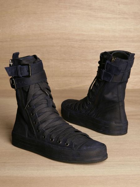 Ann Demeulemeester Mens Scamasciato Boots in Blue for Men (ink) | Lyst