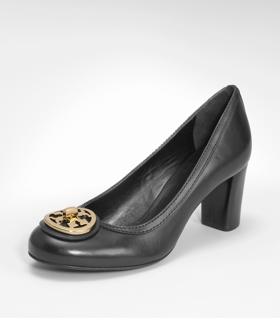 tory burch black heels