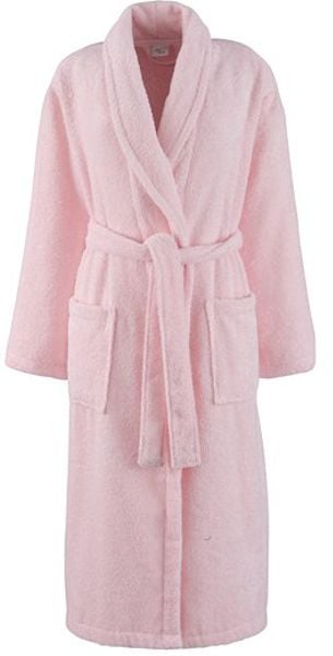 John Lewis Women Towelling Robe Pink in Pink | Lyst