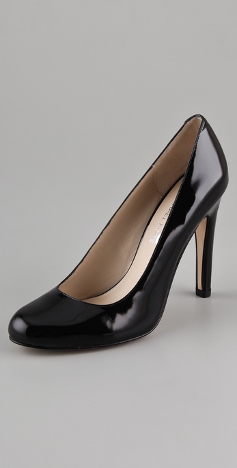 michael kors black patent leather pumps