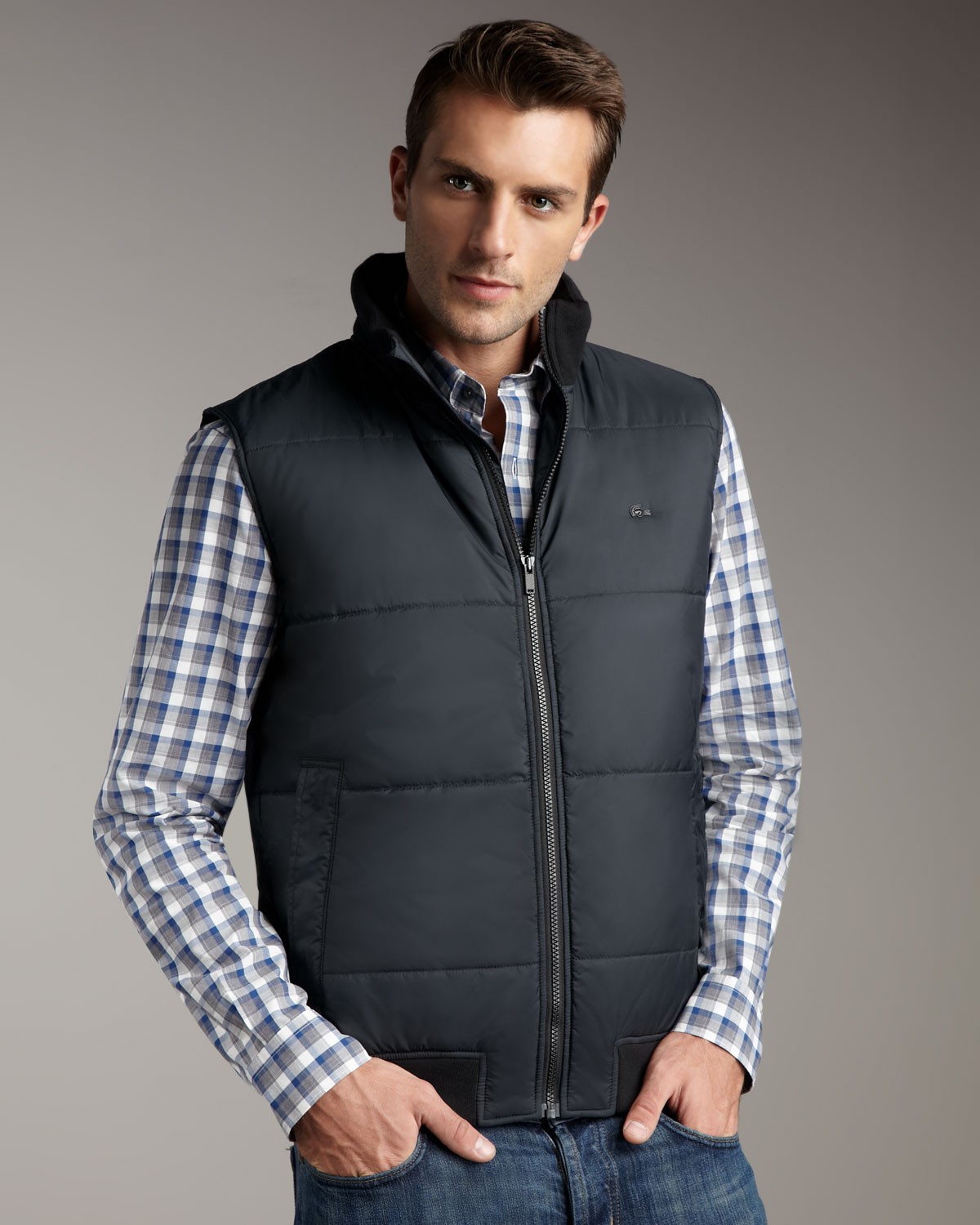 lacoste vest mens