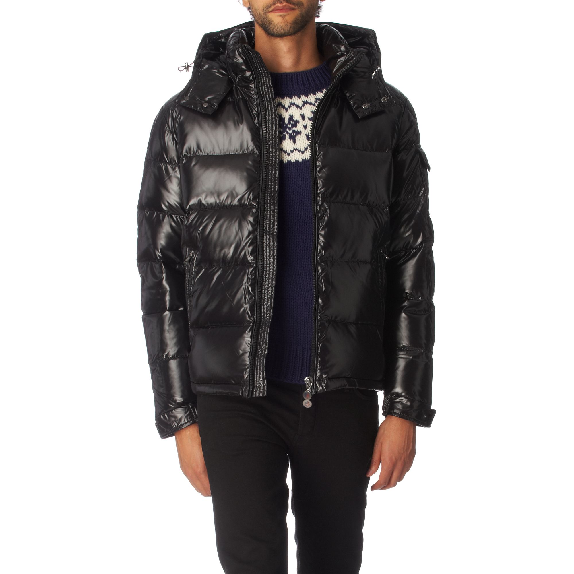 Moncler Maya Padded Jacket in Black for Men | Lyst