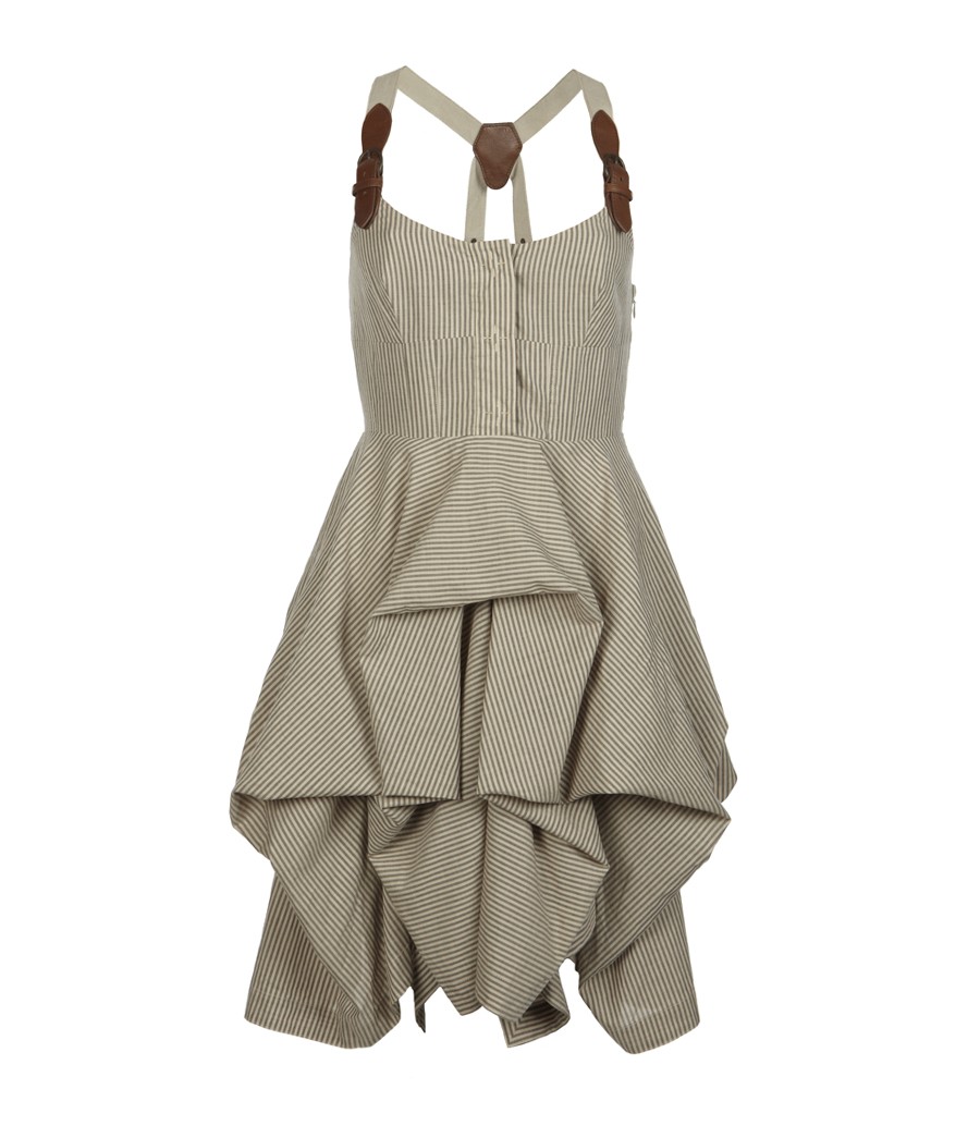 AllSaints Nightingale Melody Dress in Gray | Lyst