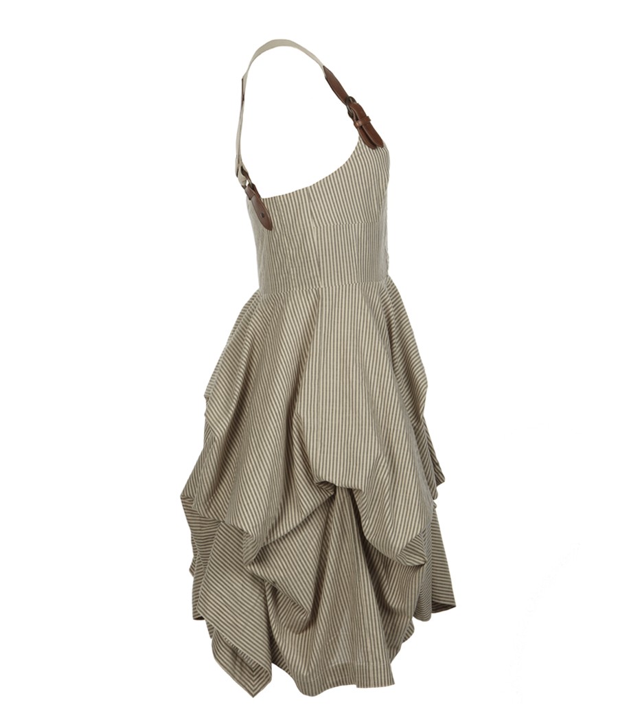 AllSaints Nightingale Melody Dress in Gray - Lyst