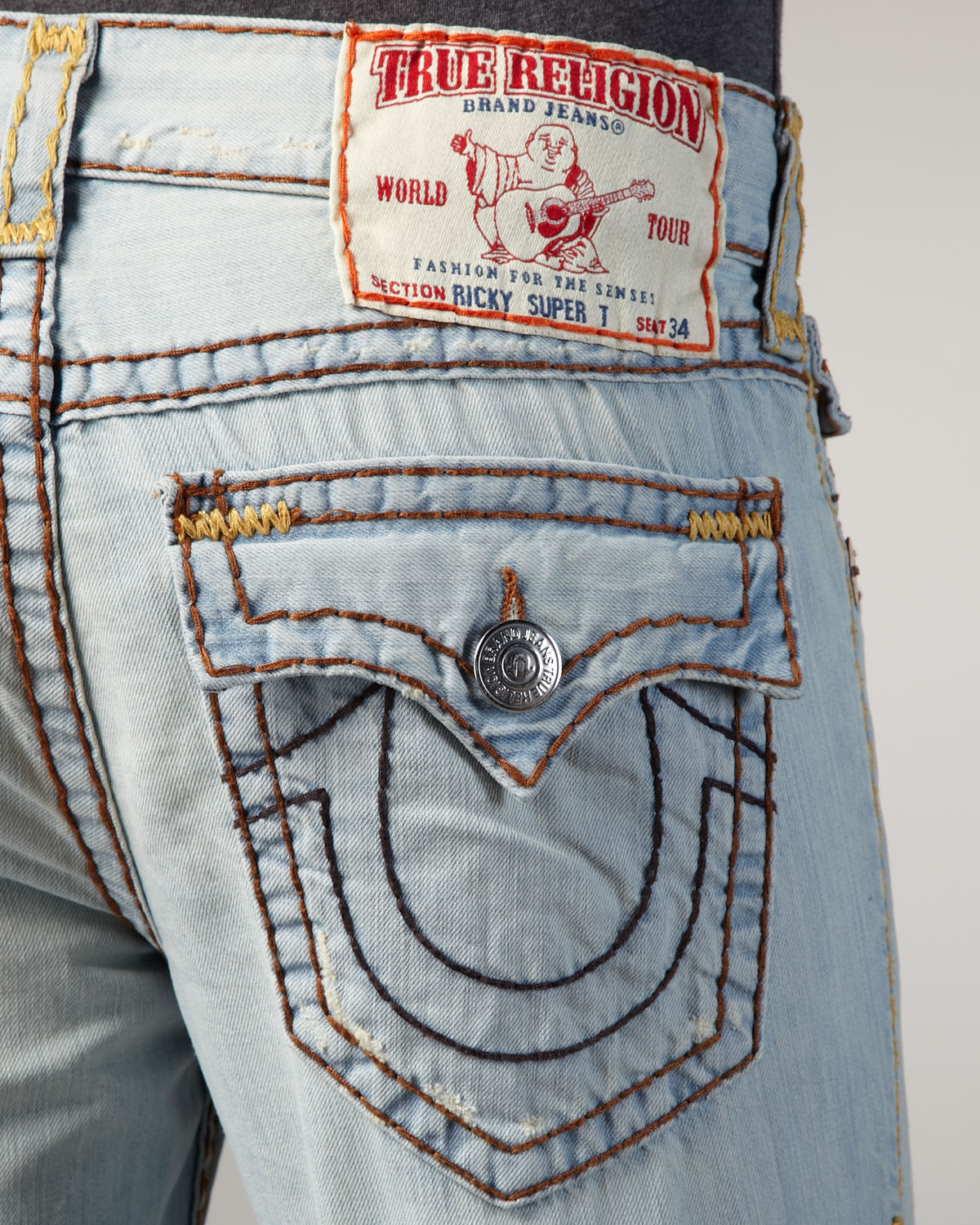 Lyst - True Religion Ricky Super T Tulsa Jeans in Gray for Men
