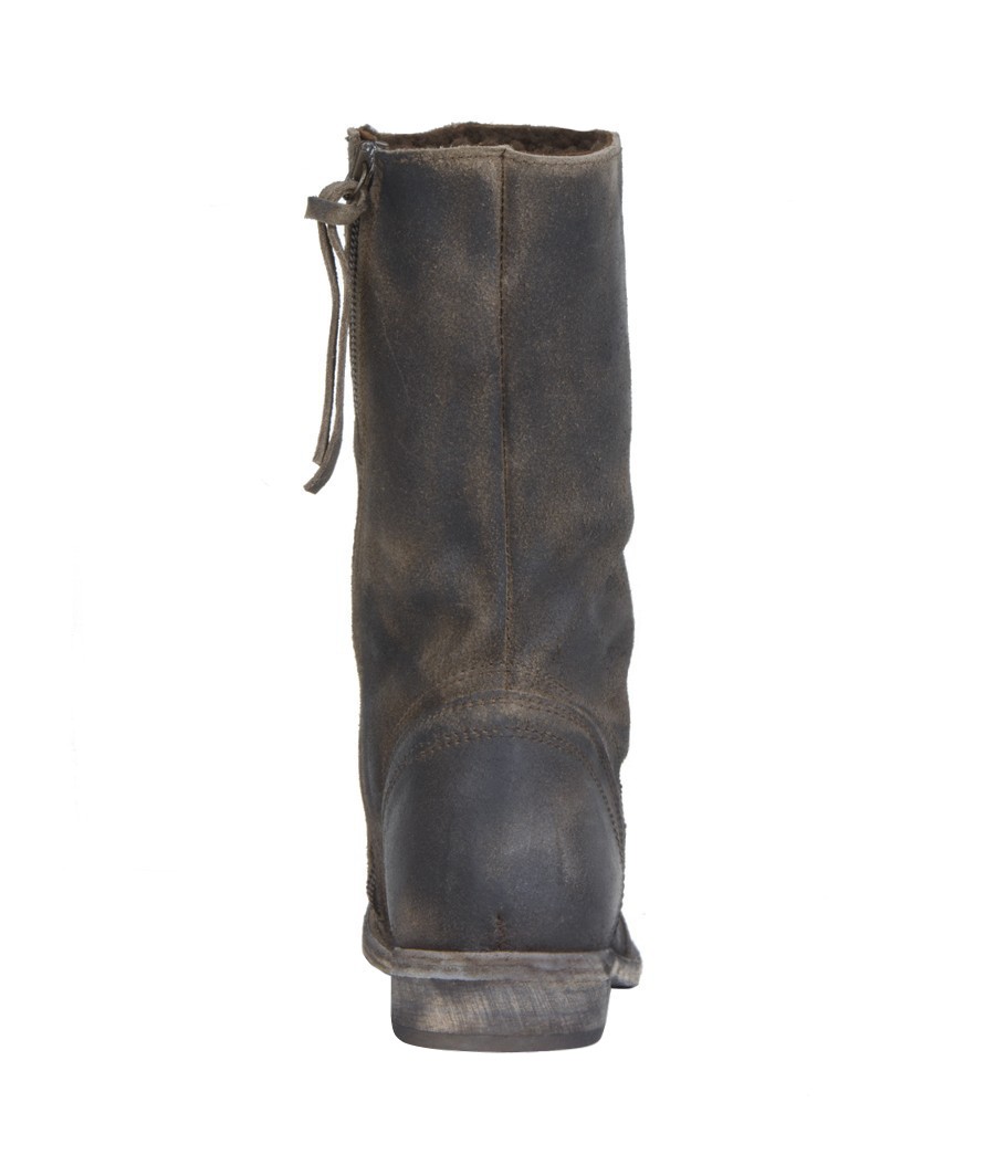 Allsaints Collapse Shearling Boot in Brown (bitter) | Lyst