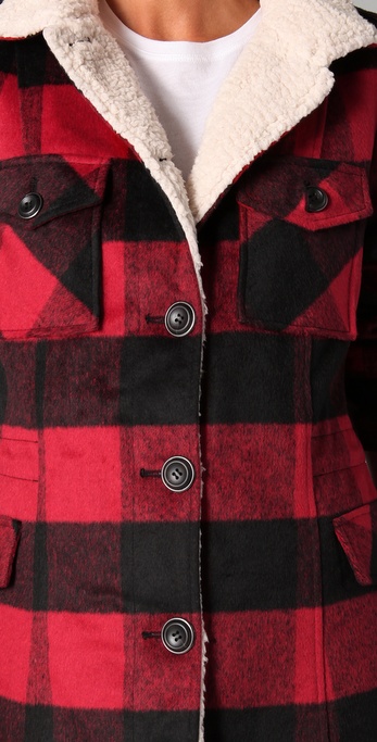 lumberjack jacket fur collar