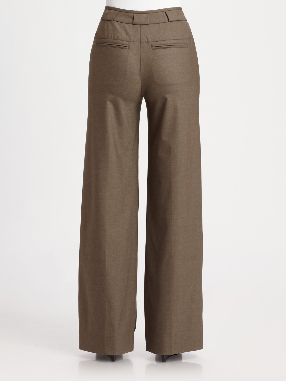 brown high waisted pants
