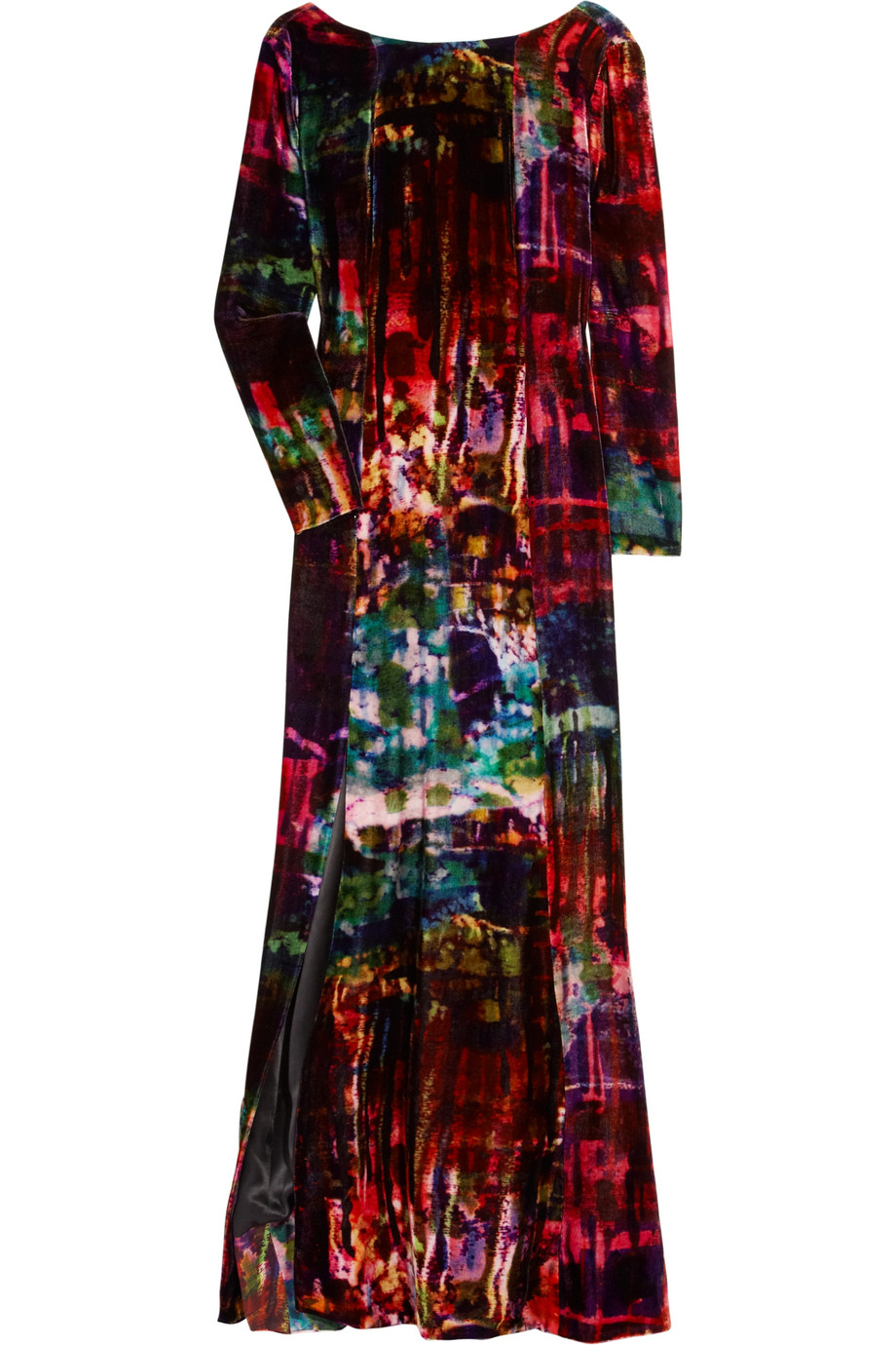 Lyst Erdem Daniella Printed Velvet Gown