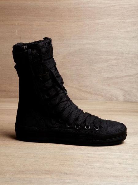 Ann Demeulemeester Womens Scamasciato Boots in Black | Lyst