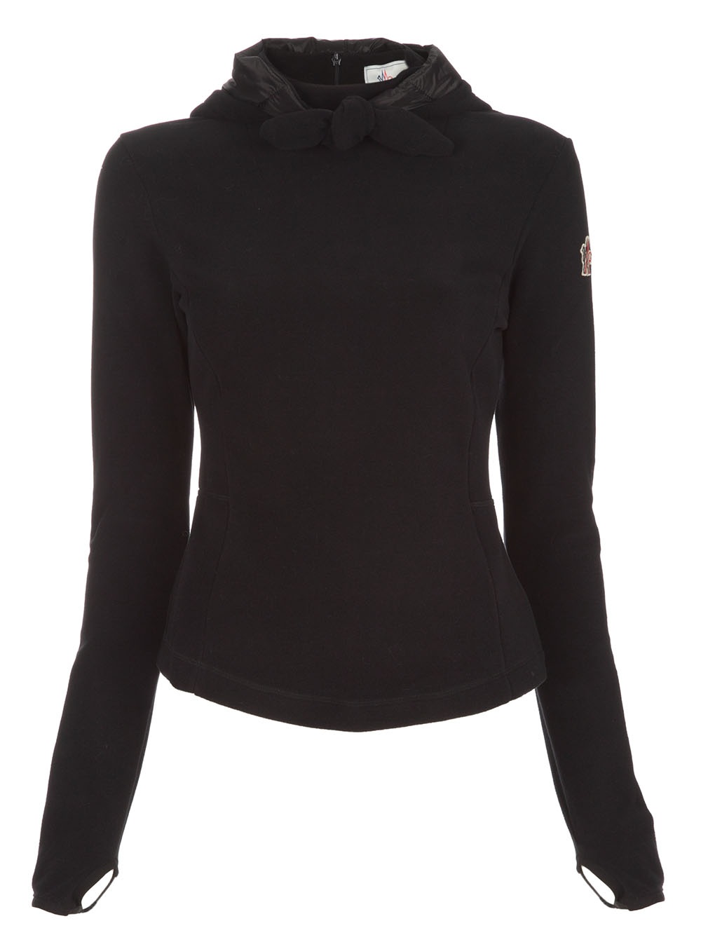 Moncler Grenoble Fleece Sweater in Black | Lyst
