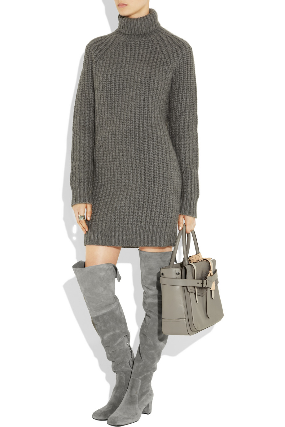 michael kors suede over the knee boots