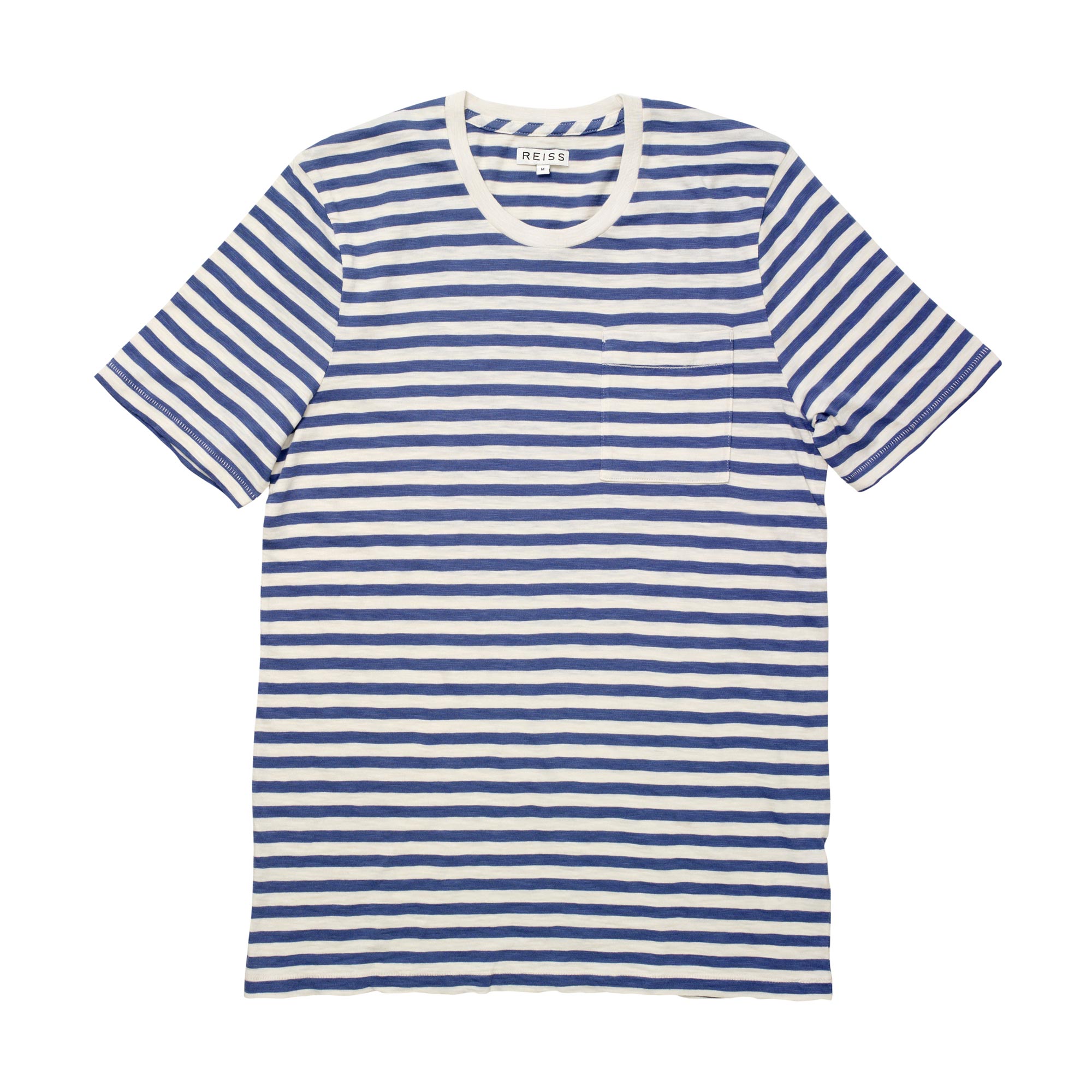 Reiss Thick Stripe T-shirt in Blue for Men (navy /white stripe) | Lyst