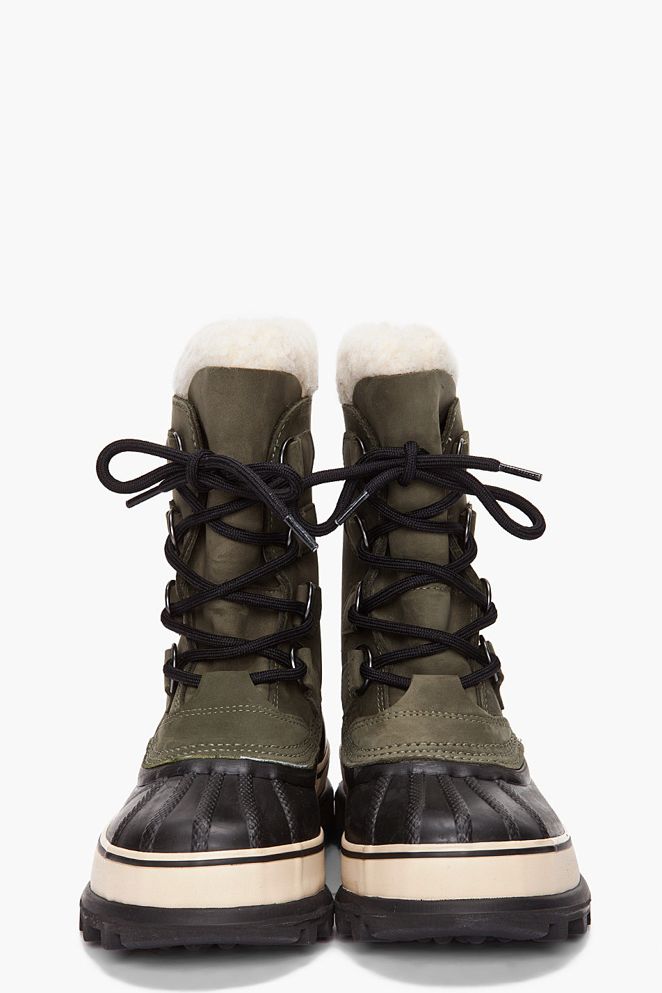 sorel women's green boots