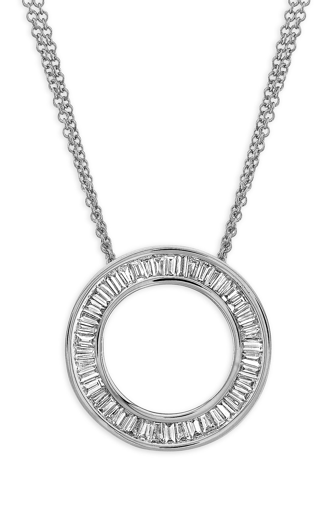 Bony Levy 'Circle Of Life' Medium Diamond Pendant Necklace in White ...