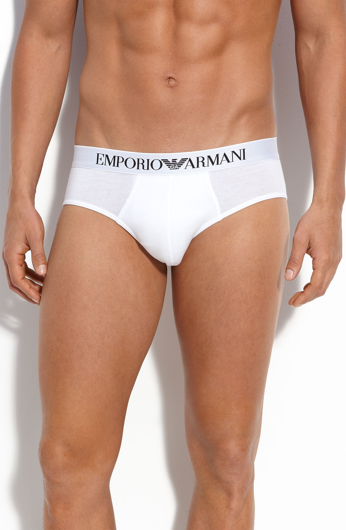white armani underwear
