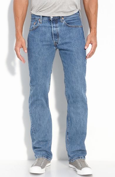 Levi's Red Tab™ 501 Original Fit Button Fly Jeans (medium Stonewash ...