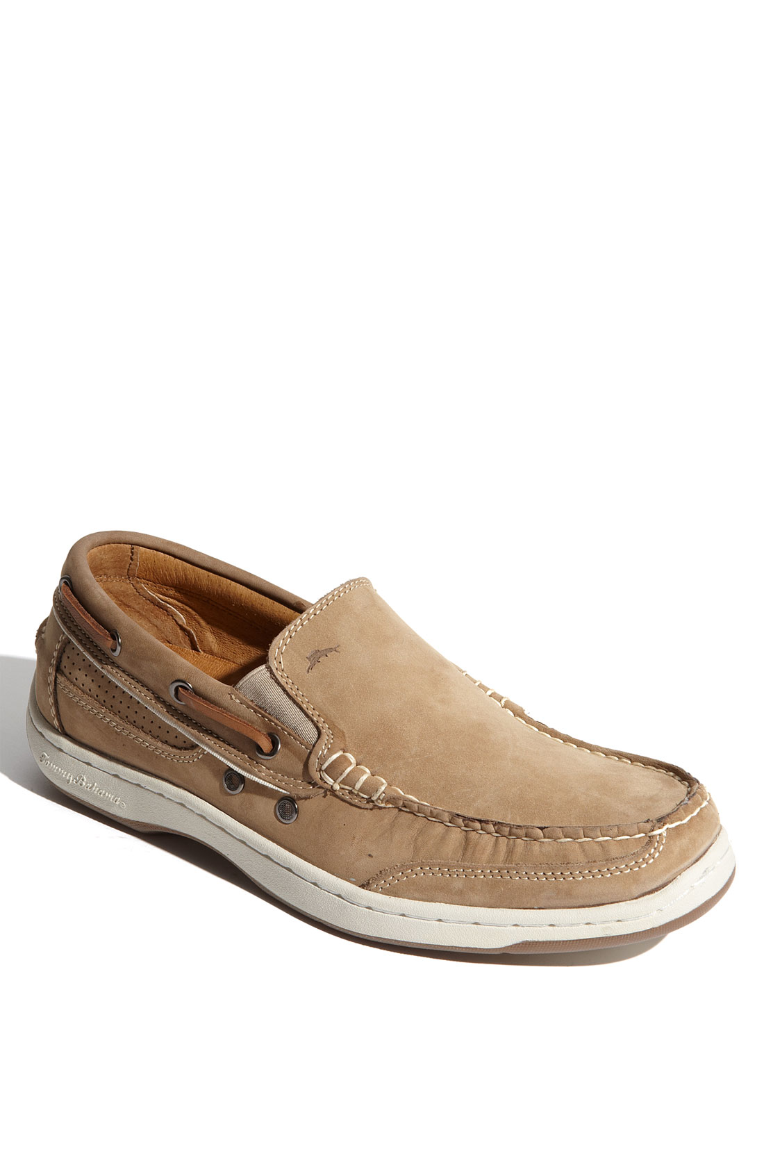 Tommy Bahama First Mate Boat Shoe in Khaki for Men (tan) | Lyst