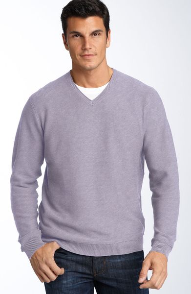 Tommy Bahama Palima V-neck Sweater in Purple for Men (winery) | Lyst