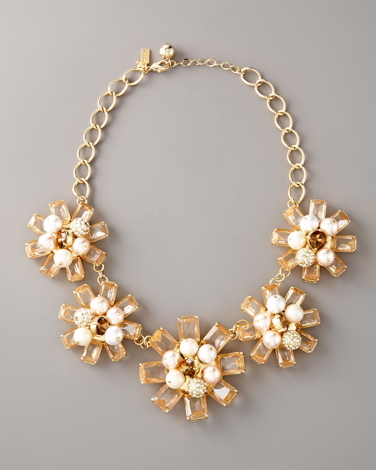 Kate Spade Flower Necklace Lyst
