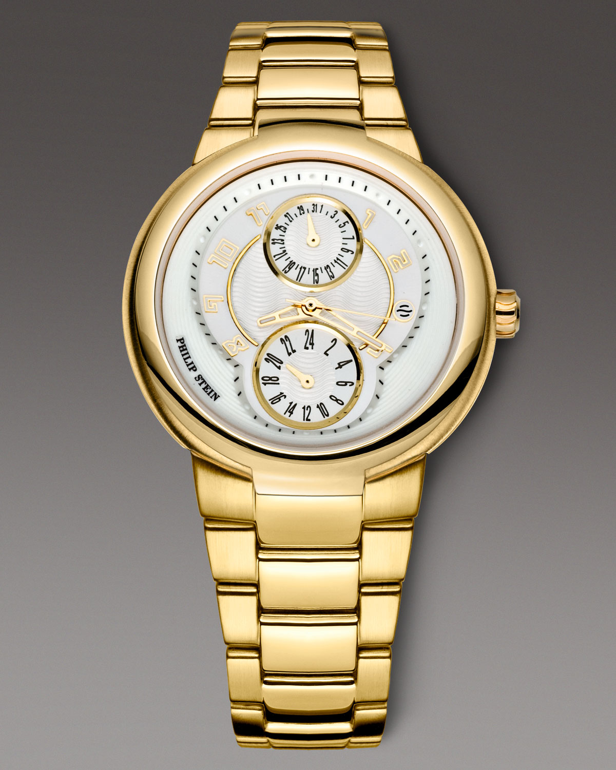 Lyst Philip Stein Gold Active Watch On Gold Bracelet in Metallic