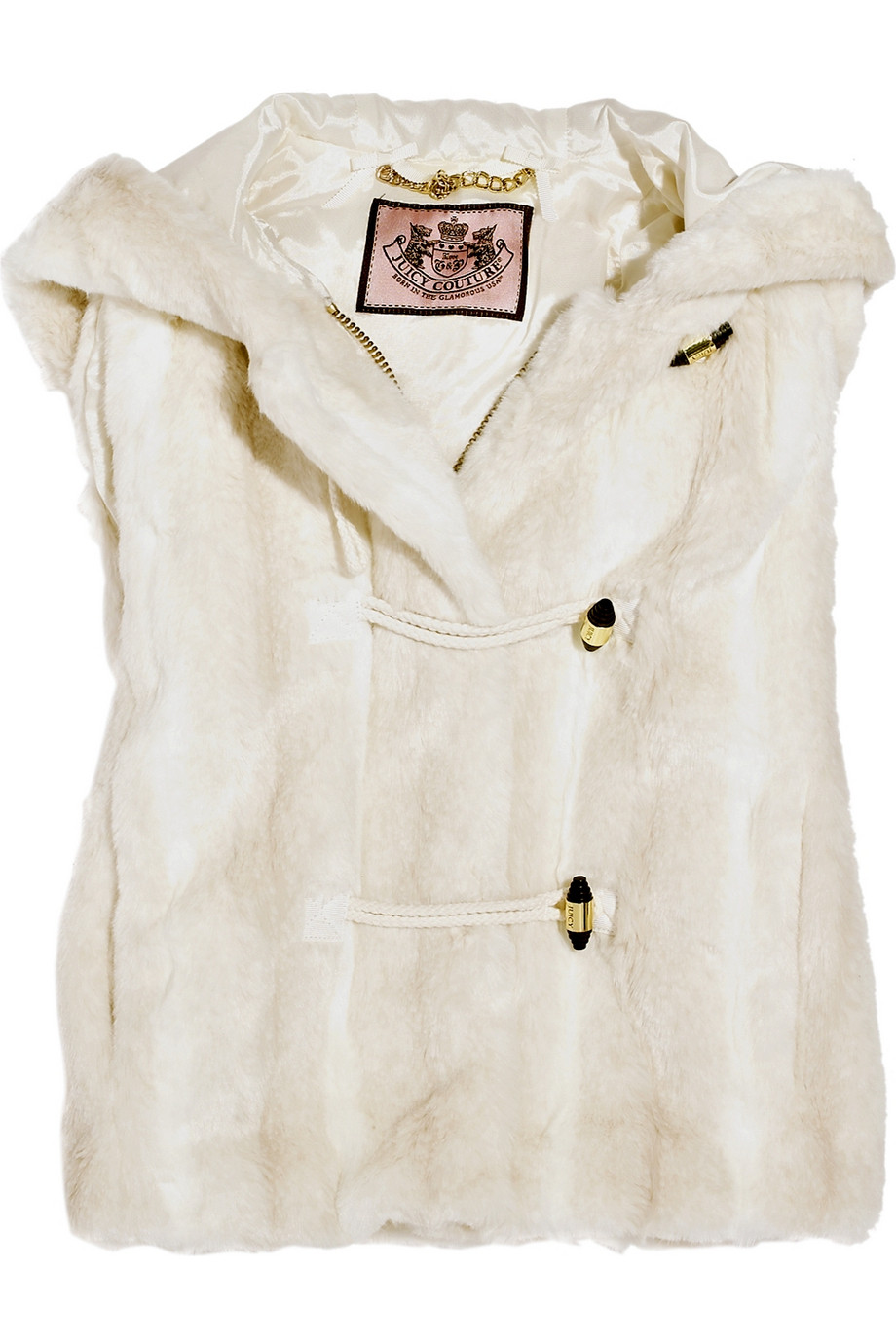 juicy couture rabbit fur hoodie