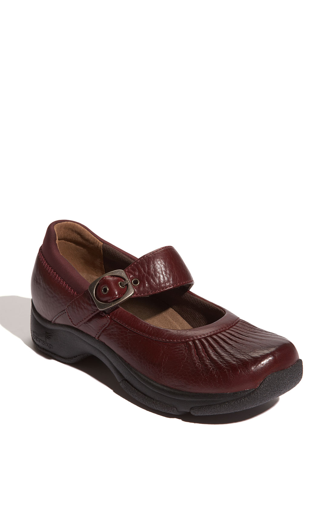 dansko red mary janes