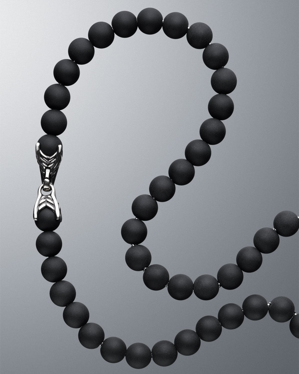 David Yurman Black Onyx Spiritual Bead Necklace for Men Lyst