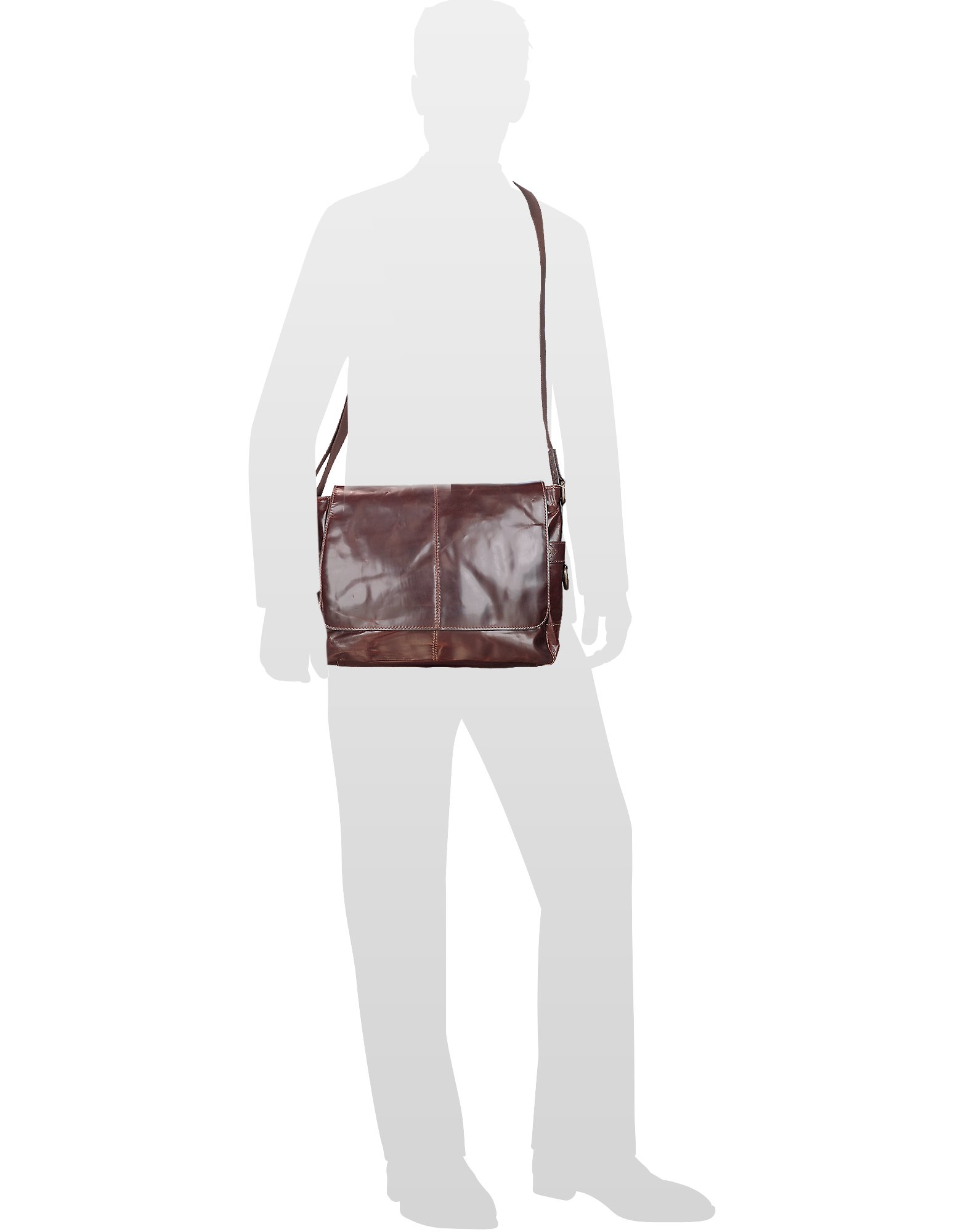 fossil laptop messenger bag