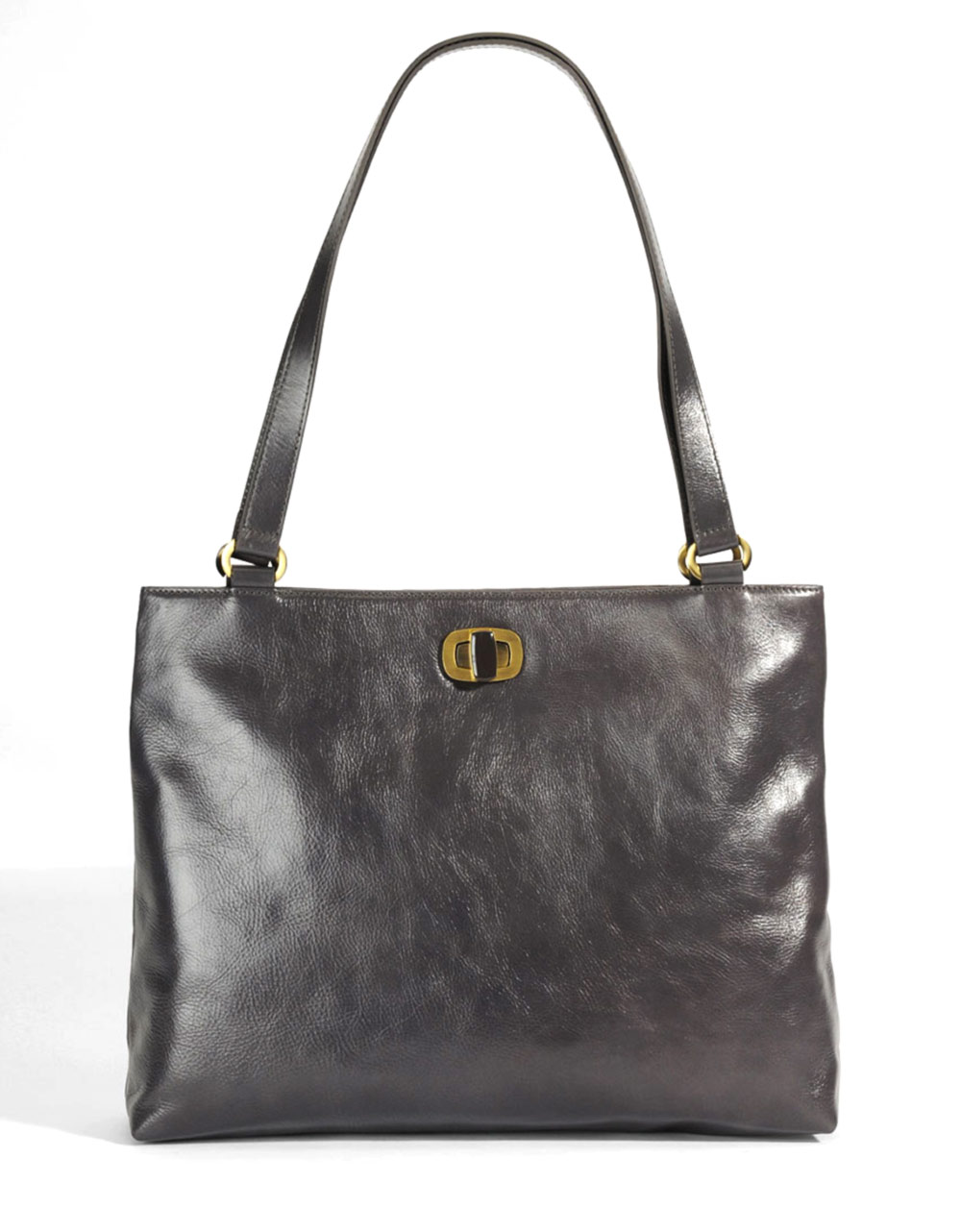 Hobo international Debora Leather Tote Bag in Gray Lyst