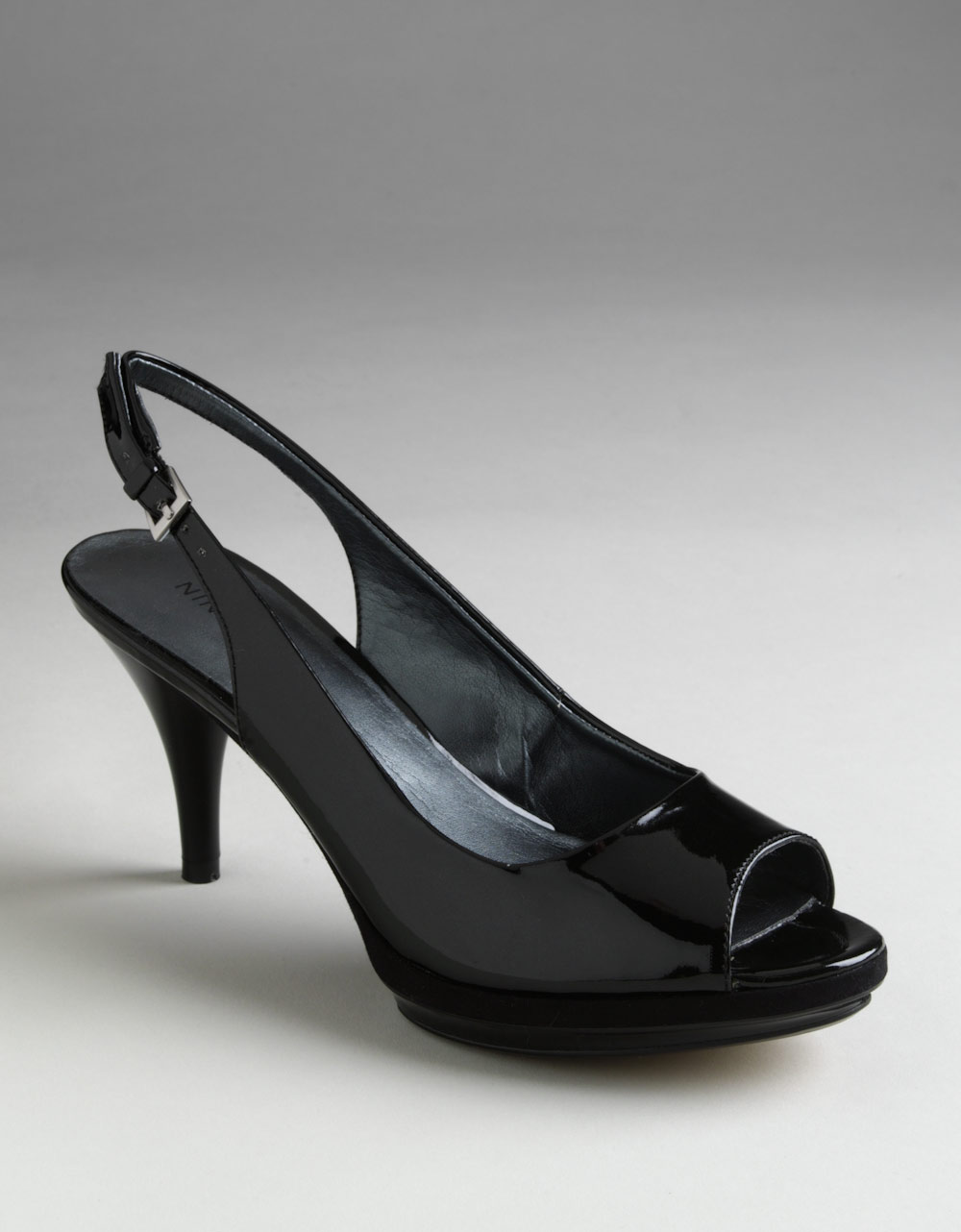 nine west peep toe slingback pumps