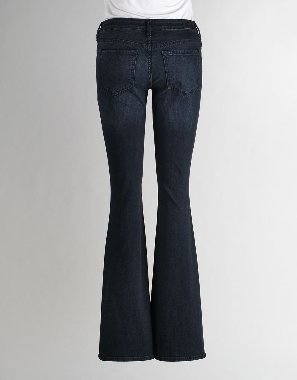 Jessica Simpson Sassy Low Rise Skinny Flare Jeans in Black - Lyst