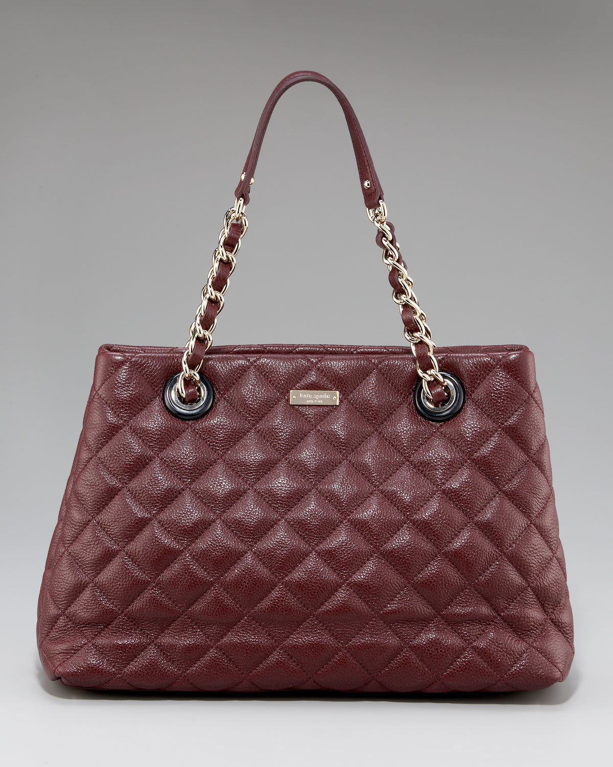 Sofia Black Quilted Shoulder Bag