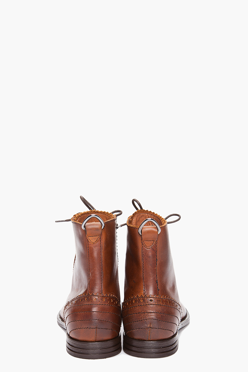 McQ Brogue Boots in Tan (Brown) for Men - Lyst