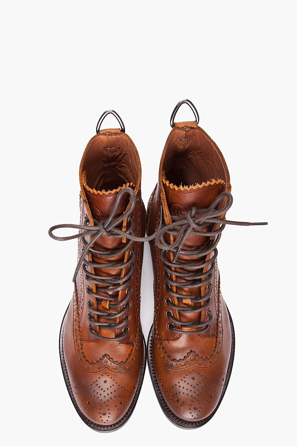 McQ Brogue Boots in Tan (Brown) for Men - Lyst