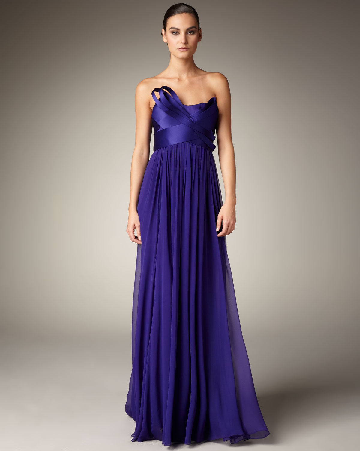 marchesa purple gown