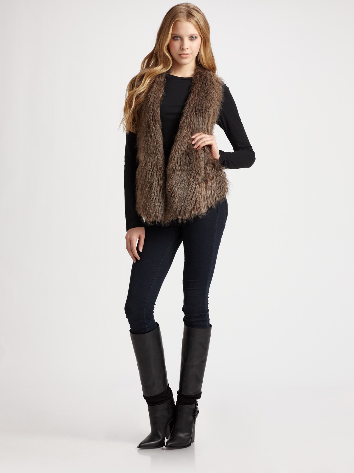 Brown fur vest for women Enjoy free shipping and easy returns every day at Kohl's. Find great deals on Women's Vests at Kohl's today!