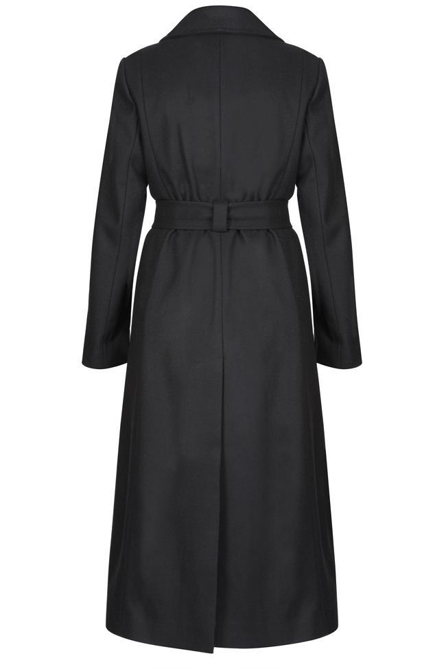 French connection All Hours Long Coat in Black | Lyst
