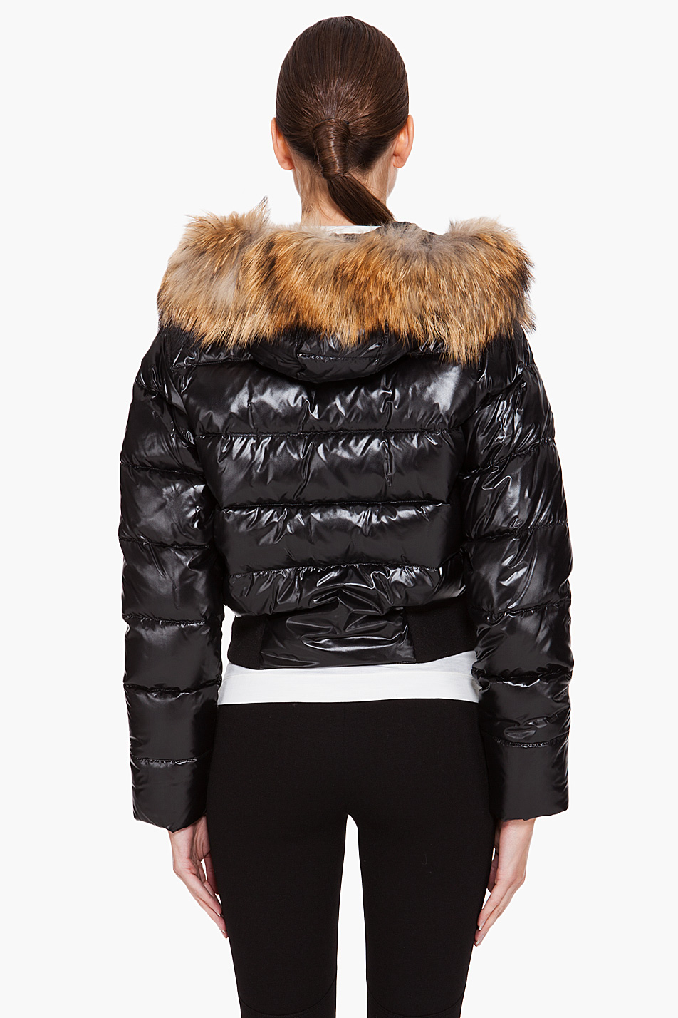 Moncler Goose 'armoise' Padded Jacket in Charcoal (Black) - Lyst