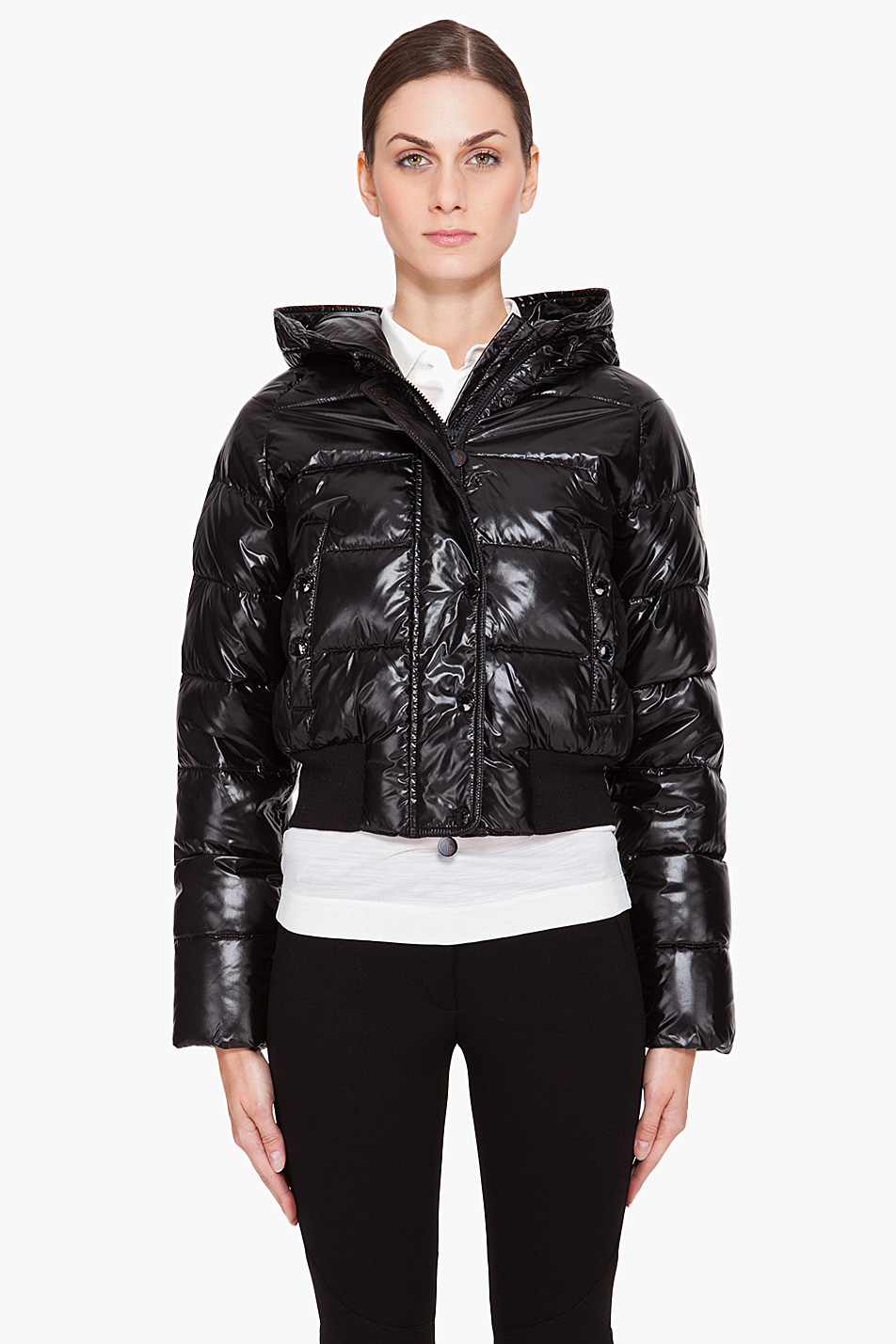 moncler alpine black jacket women