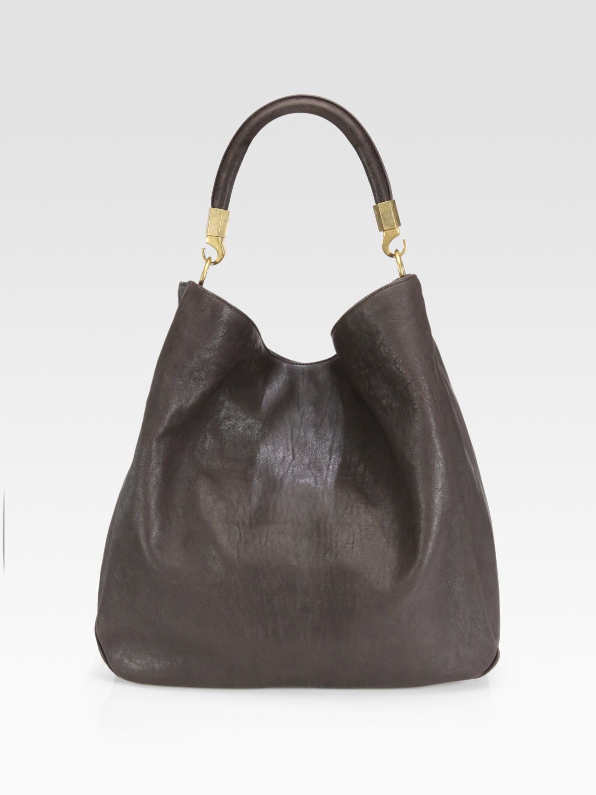 Saint laurent Ysl Large Leather Roady Hobo in Green (sanguine) | Lyst  