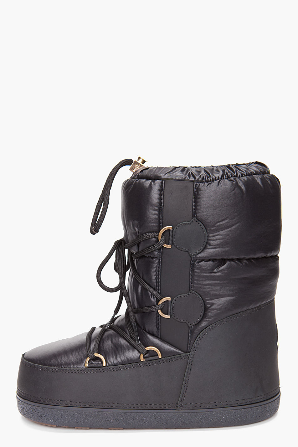 Moncler Moon Boots in Black for Men | Lyst