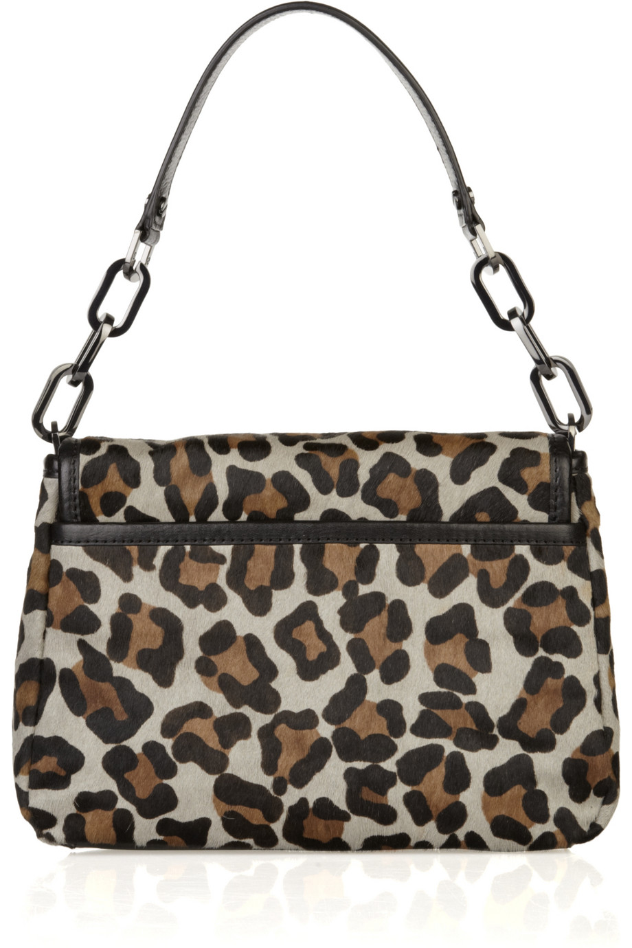 Tory burch Leopard-print Calf Hair and Leather Bag | Lyst