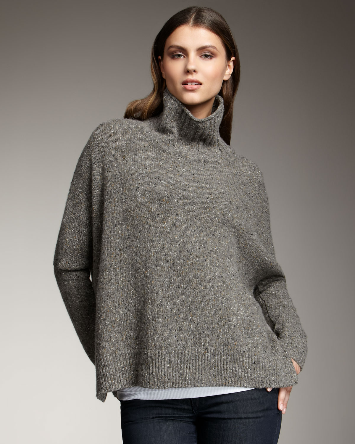 boxy knit sweater