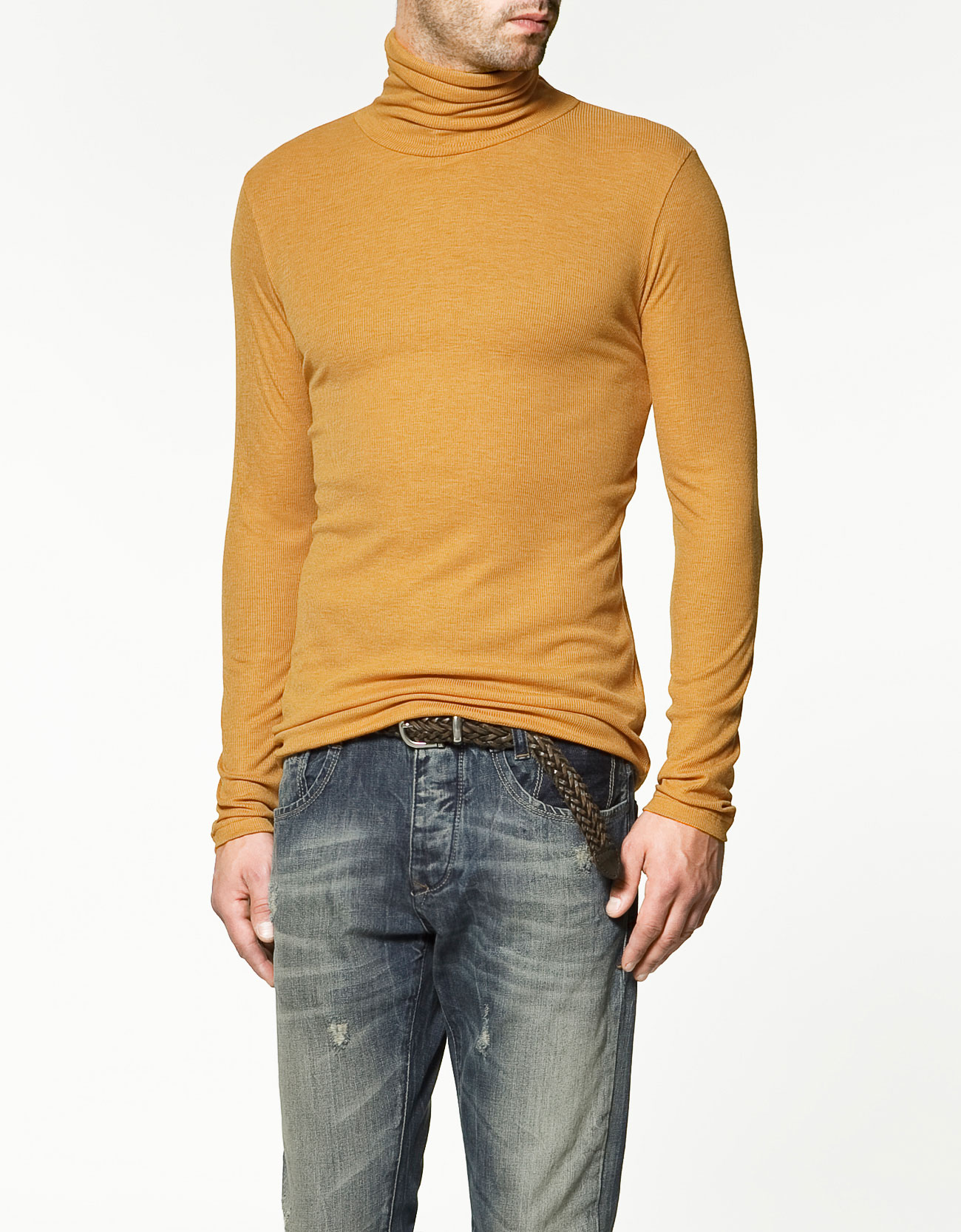 mens polo neck shirts