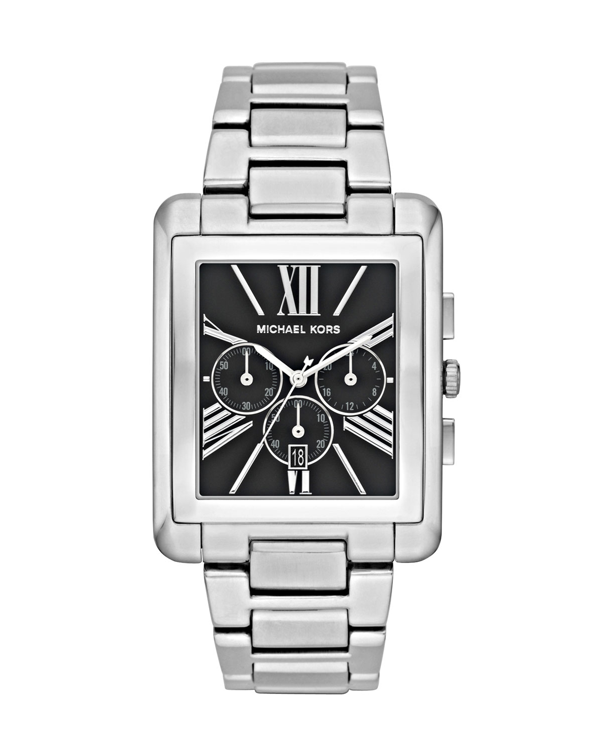 michael kors rectangle watch