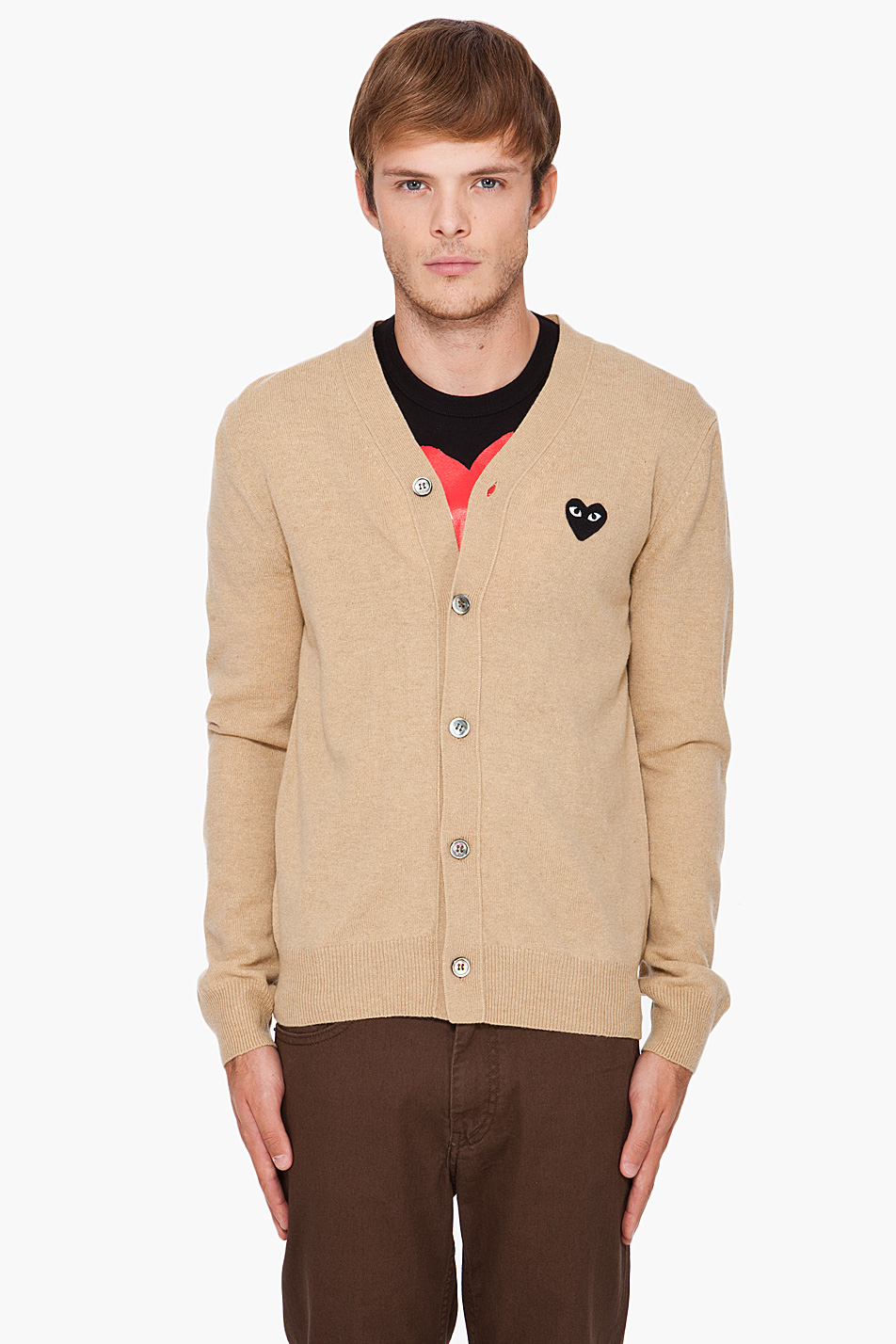 comme des garcons play men's cardigan