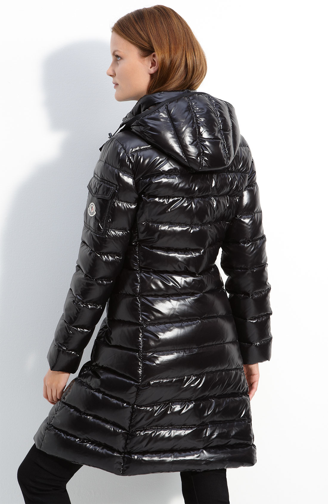 Moncler 'Moka' Padded Coat in Black Lyst
