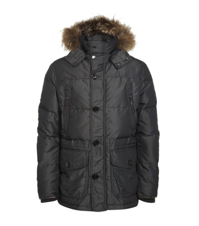 Hackett Inuit Parka Jacket in Black for Men | Lyst