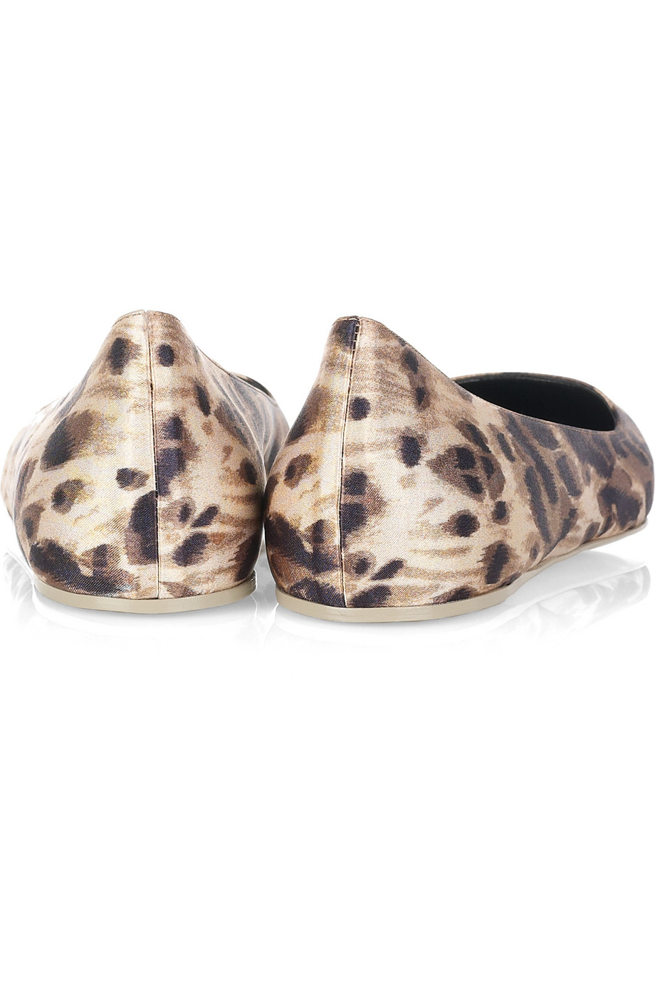 leopard print ballerina flats